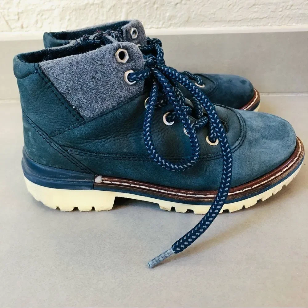 Zara Boys Suede Hiking Boots